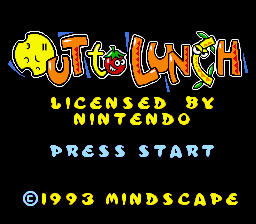 Out to Lunch Title Screen